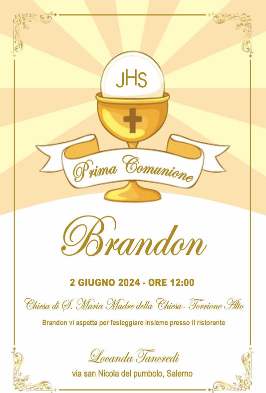 invito comunione brandon