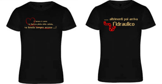 tshirt personalizzata doppia stampa